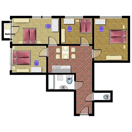 Apartments Vorsilska Prague Room photo